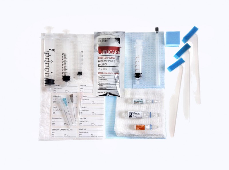 Medline, DYNJRA9034, Medline Spinal Block Tray w/Pharmaceu... eSutures